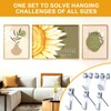 KURUI 303Pcs Picture Hanging Kit, Picture Hangers Assorted Kit with