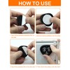 Small Appliance Caster Wheels,12 Pcs Mini Appliance Rollers for Kitchen