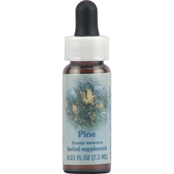 Flower Essence Services Healing Herb Supplement Dropper, Pine, 0.25 Fluid Ounce