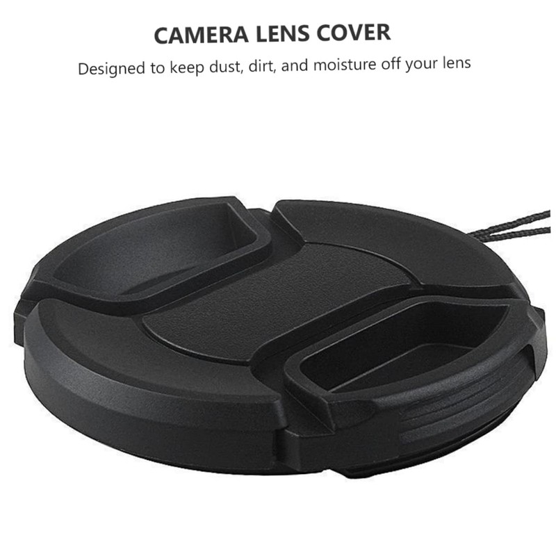 TEHAUX 4 Pcs Lens Cover Replacement Dustproof Splashproof Camera Lens