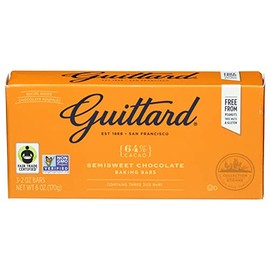 Guittard, Semisweet Baking Bar, 2 Ounce, 3 Count