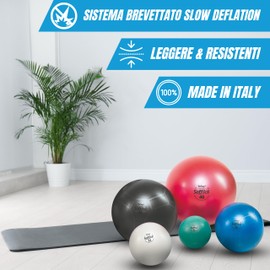 TONKEY ACTIVE LIFE - Pilatesball [15-22-26-30-40 cm] SoffBall Maxafe - Fitball für Yoga, Fitness, Pilates, Physiotherapie und Reha - Zubehör und Trainingsgeräte für zu Hause und im Fitnessstudio
