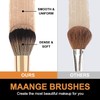 Brochas de Maquillaje Set 10 PCs Profesional Kit de Pinceles