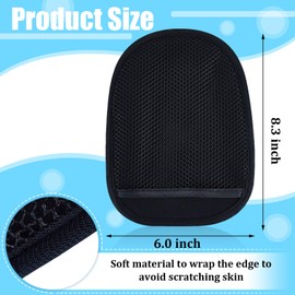 2 Pieces Sand Wipe Off Mitt Beach Sand Cleaner Soft and Skin Friendly Towel Help Parents Clean Sand from Children's Skin Mitt Pack for Surf, Ocean and Lakeside Recreation