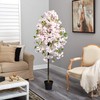 Nearly Natural 5ft. Cherry Blossom Artificial Tree, Pink