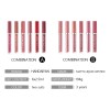 Set de 6 labiales Handaiyan Z Lápiz Labial color rojo