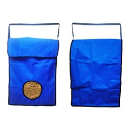 BARN & STABLE Oversized Hay Bags for Horses 29"*19.5" with Open Feed Hole Large Opening Horse Slow Feeder Hay Bag with Quick Grip Closure and Adjustable & Detachable