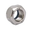 TA-VIGOR 4Pcs Hex Lock Nuts, M12 x 1.5mm Pitch Metric
