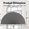 Half Circle Window Shade Arch Window Cellular Blackout Shades Cordless