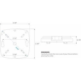 Legental 3" LED Light Engine Retrofit Kit - 4.04" Overall Size, 10W, 2700K, 750LM, 120V, CRI90, Dimmable, UL/ES/JA8 Certified - Ideal for Ceiling Flush Lights, Ceiling Fans, Pendants & Garden Light