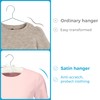 JS HANGER Padded Clothes Hangers for Sweaters 17Inch – 10