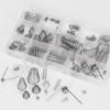 Rustark 123Pcs 10 Sizes Stainless Steel Taper Spring Assortment Set