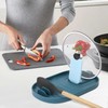 Pot Lid Holder Cooking Spoon Rest Multifunctional Kitchen Utensil Rest
