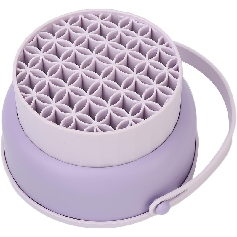 Estuche de Limpieza de Brochas de Maquillaje 3 en 1,