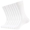 WANDER Classic Ribbed Dress Socks 8 pairs Men's Cotton Solid