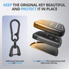 2Pack For Chevy Key Fob Cover With Keychain. TPU Soft