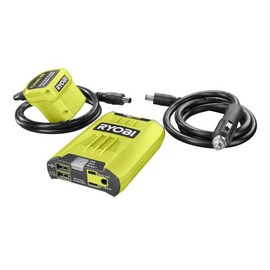 RYOBI ONE+ 18V 120-Watt 12V Automotive Power Inverter with Dual USB Ports RYI120A