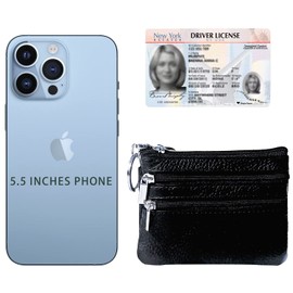 Mini Wallet Genuine Leather Women Small Coin Purse Mini Pouch Change Wallet with Key Ring