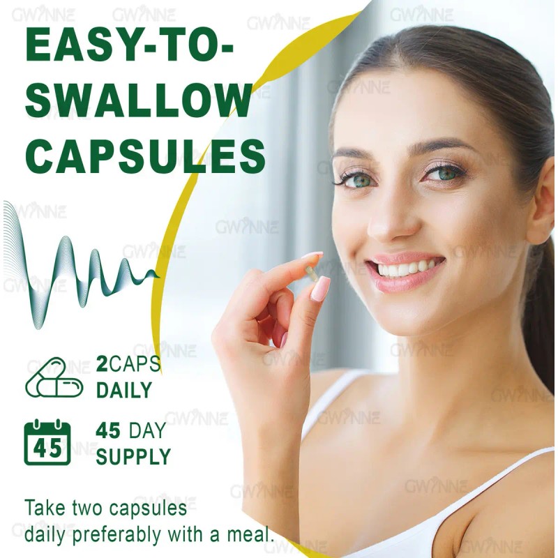 Gwynne 1200mg Alivio Zumbido Oídos Suplemento Vitamina Complejo Clínicamente Probado