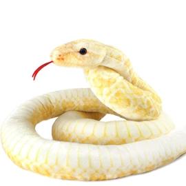 120 inch high Simulation Extra Long Snake, Soft Plush Toy, Snake Stuffed Animal, Large Stuffed Animal Toy, Children's Toy Gift (Yellow Snake)