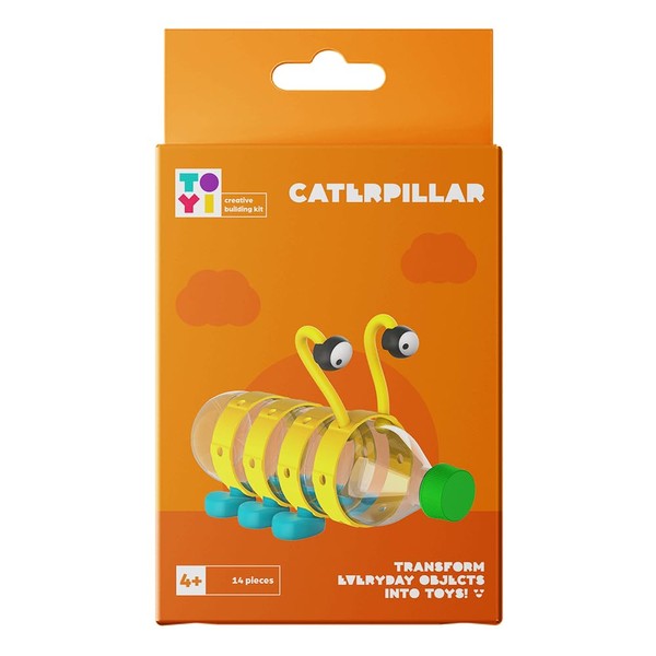 Toyi Caterpillar Mini Building Kit - 14 pcs Bug Making
