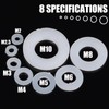 ShaYuLaLa M2-M10 500 Pcs Nylon Flat Washer Set with Plastic