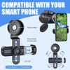 10x42 Monocular Telescope with Smartphone Adapter & Tripod, BAK4 Prism