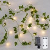 JMEXSUSS 100 LED Vines with Lights Plug in, Ivy Vines