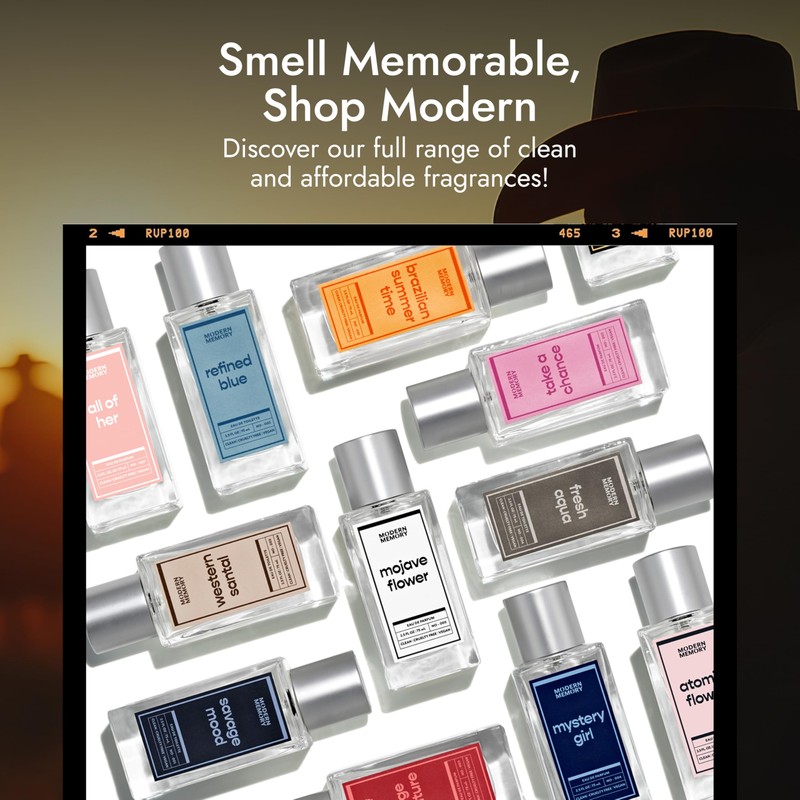 Modern Memory Western Santal Eau de Toilette for Men, 2.5