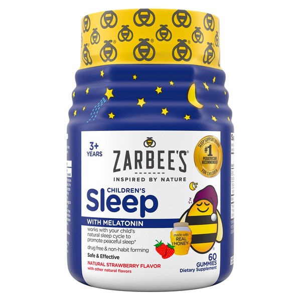 Zarbee's Zarbee's Children's Sleep Gummies with Melatonin, Non-Habit Forming Children's