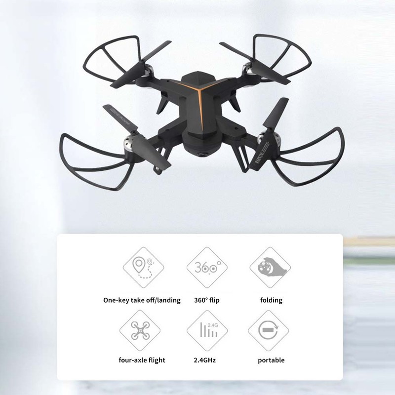 2.4G Foldable RC Drone Headless Mode Altitude Hold WiFi Model