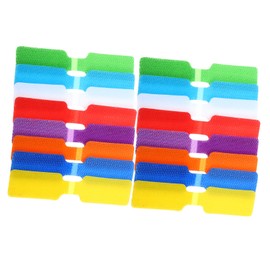 Tofficu 24pcs Cable Labels Flexible Cord Tags for Electronics Portable Wire Tie Downs for Organizing Chargers Audio Wires for Shared Spaces All Cable Management Needs