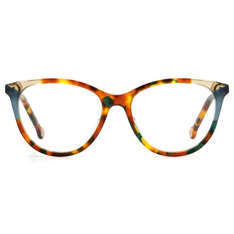 Carolina Herrera Eyeglasses CH 0054 YJE Green Havana