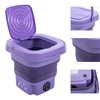 LINISHOP Foldable Washing Machine 8L Portable Mini Washer Semi-automatic Freestanding