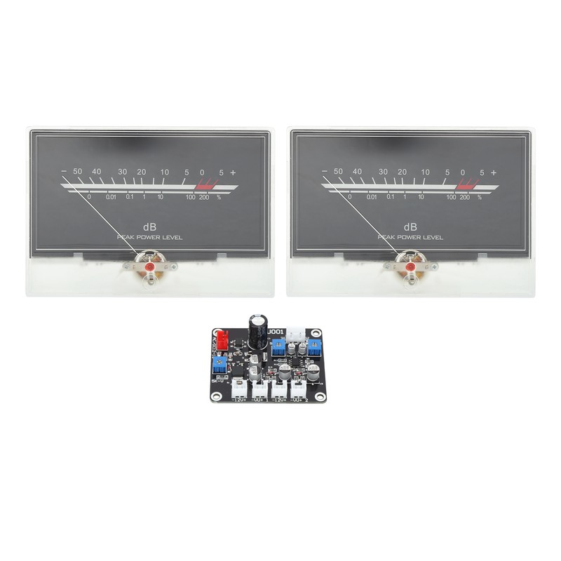 TS-DBPW-134-2Q DB Level VU Meter Head with Driver Board White