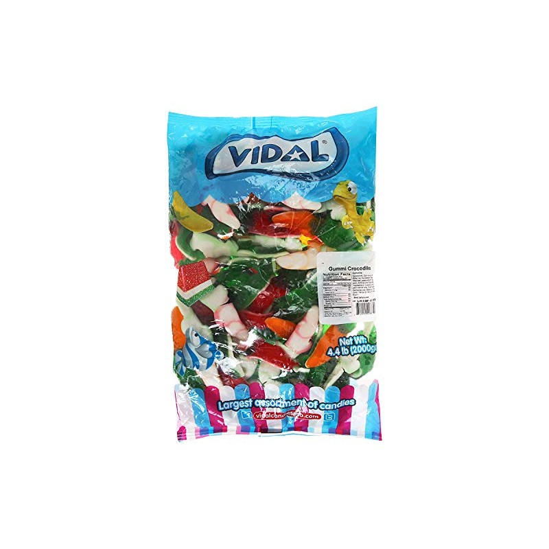 Vidal Gummy Gummi Bulk Candy 4.4 Pound Bags (Assorted Sharks)