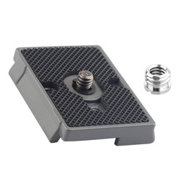 Rigdance 200PL-14 Quick Release Plate for Manfrotto 804RC2 Rapid Connect, 323 RC2, 488RC2, 484RC2, 498/496/ 494RC2, 2498RC, 2486RC, 468MGRC2 (with 1/4 Adapter)