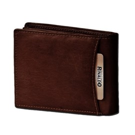 Leather Men's Wallet (262B), brown, Classic