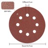 LESNIC 80 Grit Sanding Discs 50 pcs, 125mm Sanding Sheets