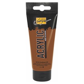 KREUL 84135 - Solo Goya Acrylic, Tubo da 100 ml in Marrone ossido Scuro, Colore Acrilico cremoso e Versatile in qualità da Studio, a Base d'Acqua, ad Asciugatura Rapida e Opaca.
