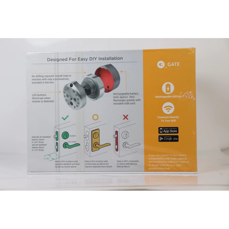 Gate Smart Lock - Door lock - key, combination, electronic