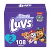 Luvs Size 2 Baby Diapers, Platinum Protection Bluey Diapers for