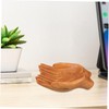 Healeved Hand Carved Wooden Key Bowl Unique Decorative Snack Tray