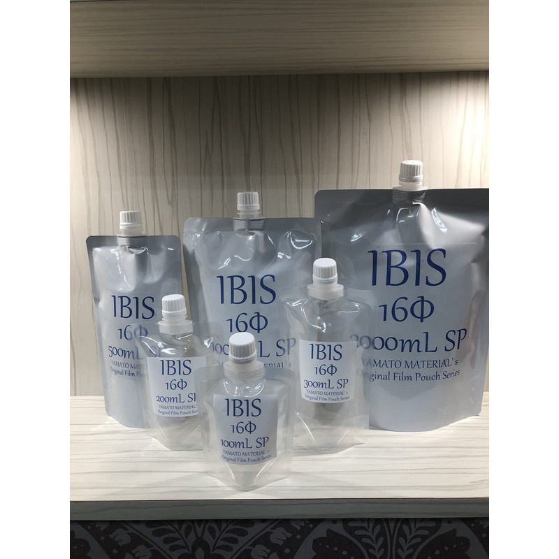 Ibis300 Transparent 10.1 fl oz (300 ml) Cap Pouches with