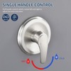 Shower Faucet Set Complete Shower Kit Dual Shower Head and