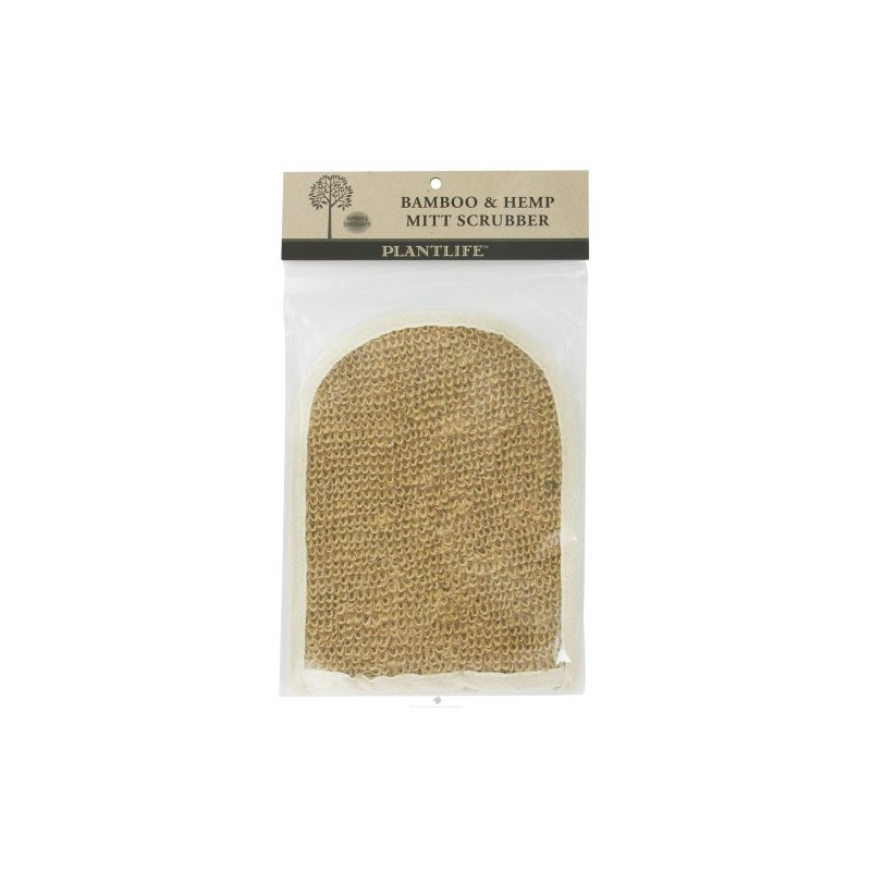 Plantlife Hemp & Bamboo Mitt Scrubber - Fits All Hand