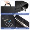 Colexy A4 Writing Case, Leather Conference Folder with Calculator, Waterproof