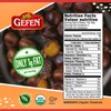 Gefen Organic Whole Peeled and Roasted Chestnuts, 3oz (3 Pack)