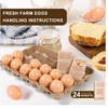 DecarDamai 100 Pack Dozen Egg Cartons Bulk 12 Count For
