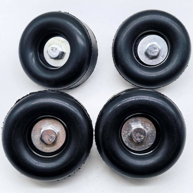 4 Packs Extreme Heavy Duty Anti-Vibration Rubber Foot Pads for